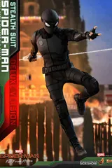 Hot Toys Spider‑Man Stealth Suit 1/6 Scale Deluxe Movie Masterpiece (MMS541) - Thumbnail 11