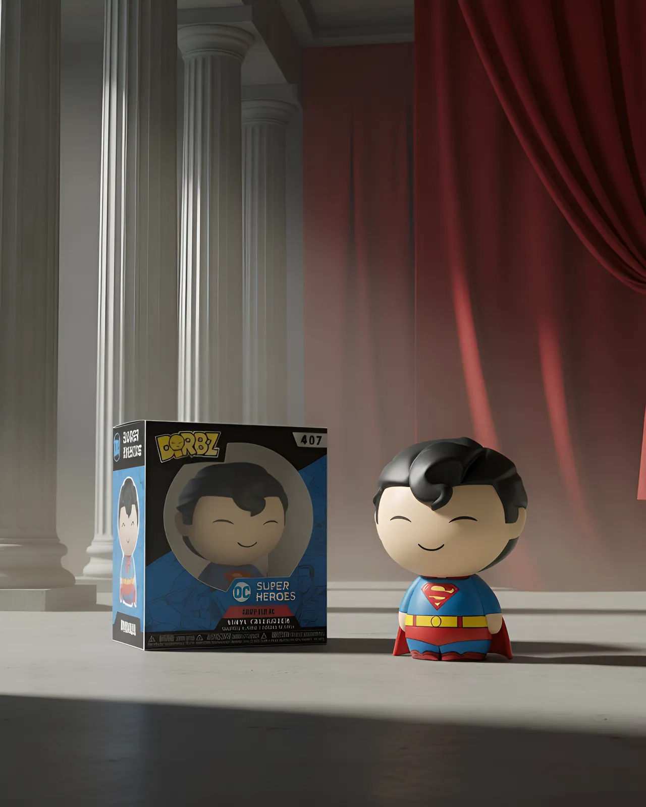 Funko Dorbz DC Super Heroes Superman Red Son Figure - Image 7
