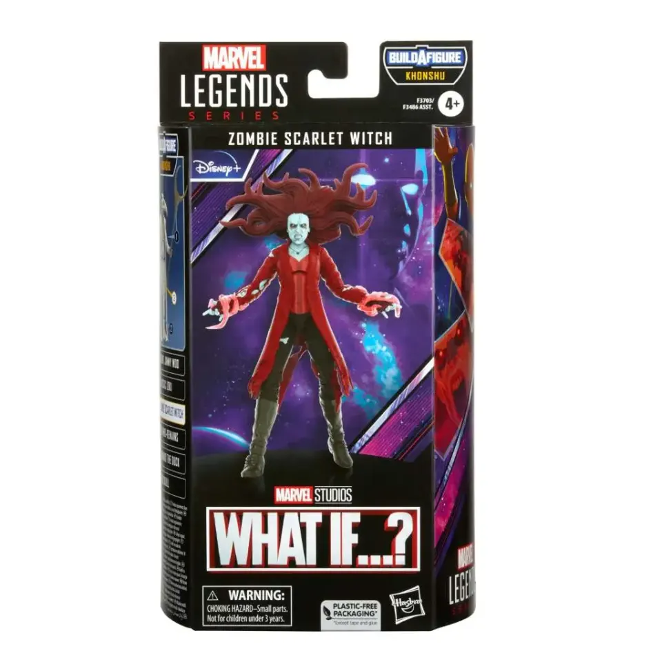 Hasbro Marvel Legends Zombie Scarlet Witch 6" Figure Disney+ What If - Image 4