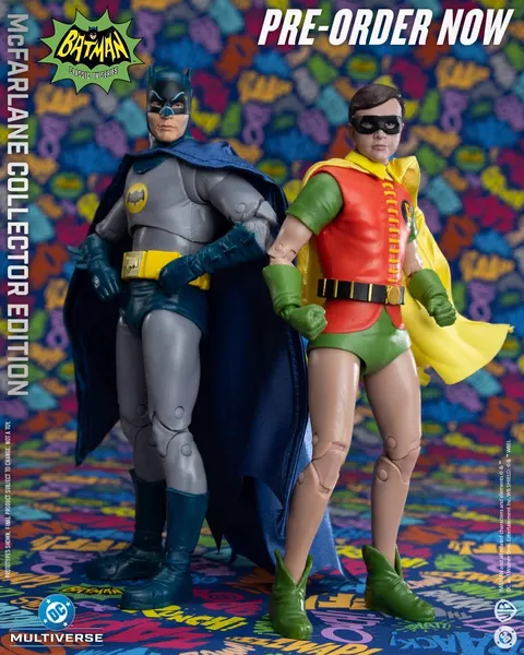 McFarlane Toys DC Multiverse Batman & Robin Classic TV Series 7" 2-Pack