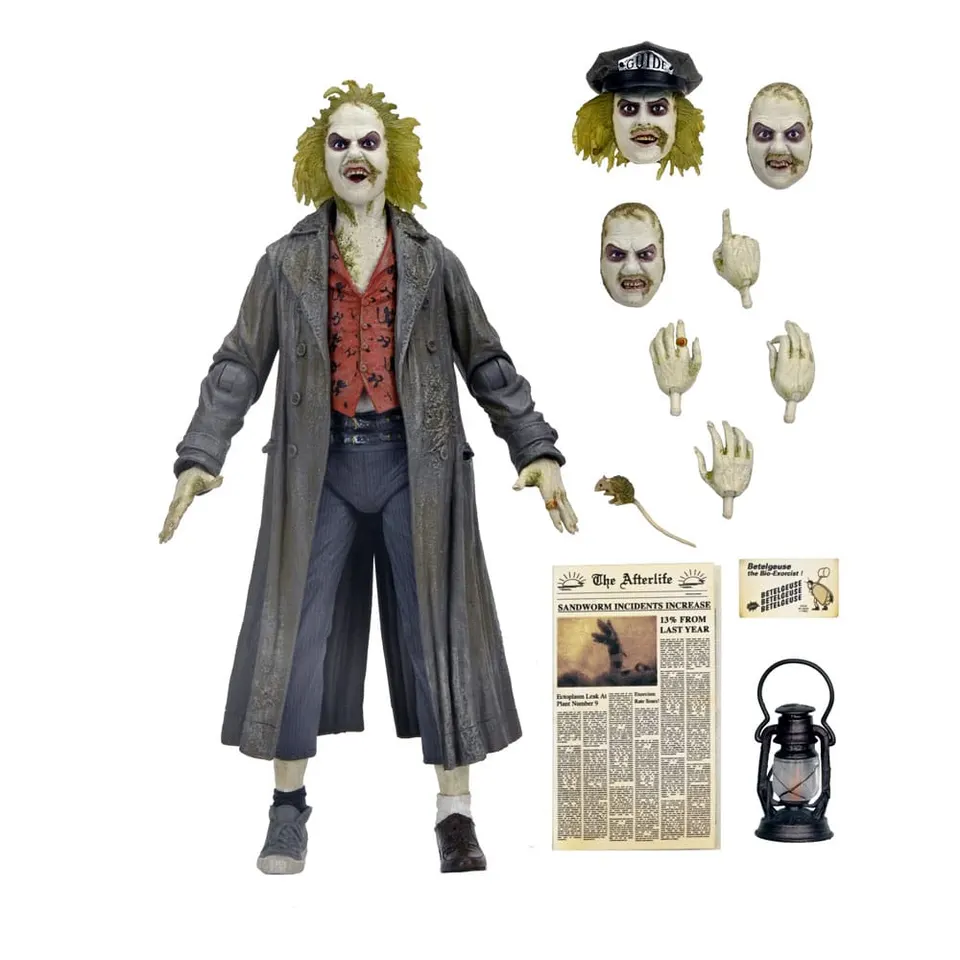 NECA Beetlejuice Ultimate Figurine articulée – Guide touristique Bio‑Écorciateur 7 pouces - Image 1