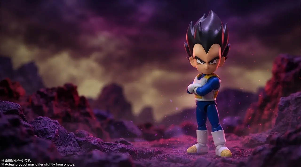 Bandai S.H. Figuarts Dragon Ball Daima Vegeta Mini 2.8" Figure - Image 4
