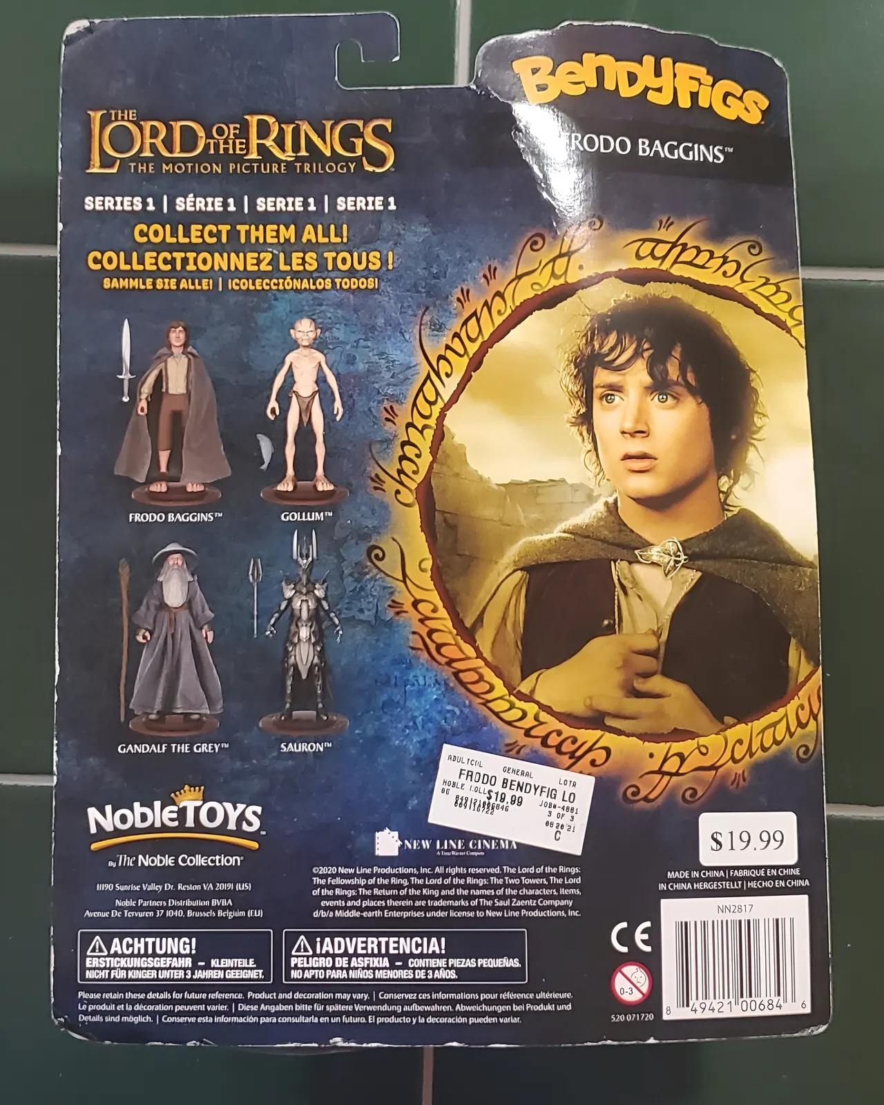 Noble Collection Lord of the Rings Frodo Bendyfig – Bendy Figure - Image 17