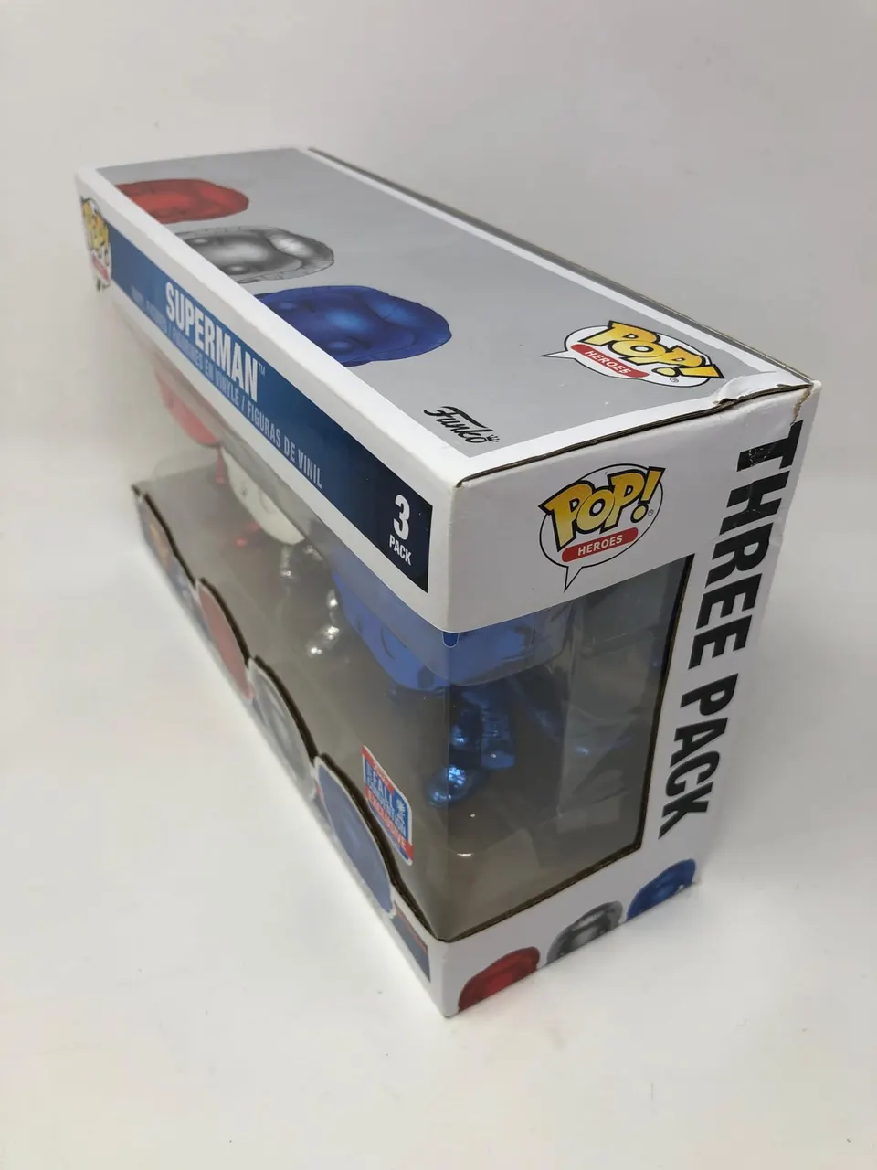 Funko Pop! Heroes Superman Chrome 3-Pack NYCC Shared Exclusive - Image 6