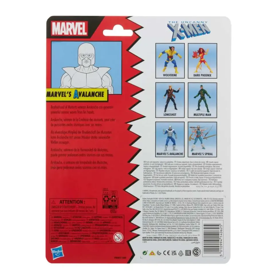 Hasbro Marvel Legends Retro Collection Avalanche Figure – 6\" Scale - Image 6