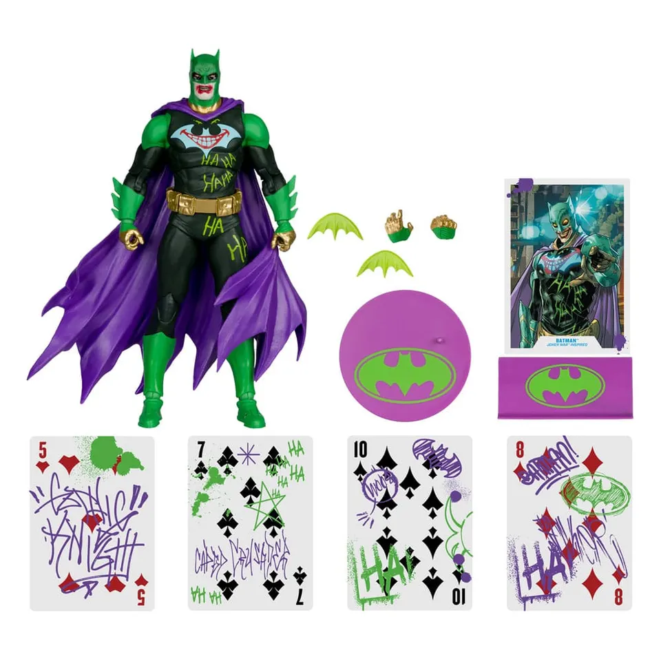 Batman Jokerized (Joker War) – DC Multiverse Gold Label 7" Figure – McFarlane Toys - Image 2