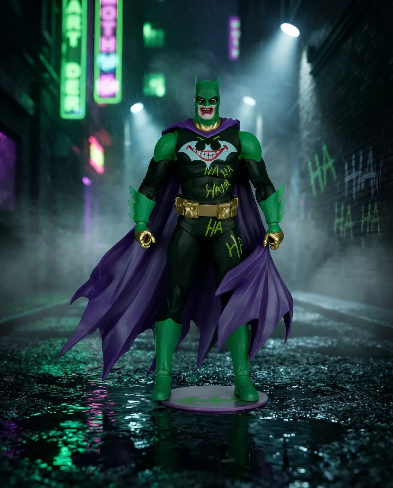 Batman Jokerized (Joker War) – DC Multiverse Gold Label 7" Figure – McFarlane Toys - Image 9