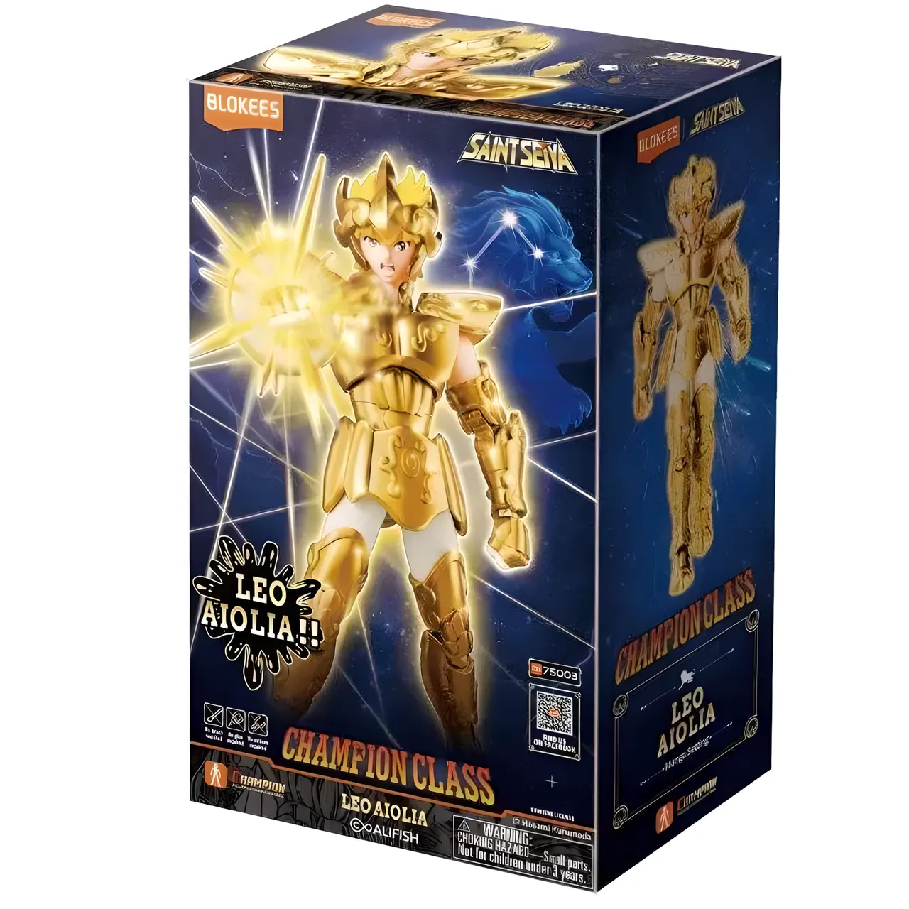 Blokees Saint Seiya Champion Class Leo Aiolia Model Kit – 15cm - Image 1