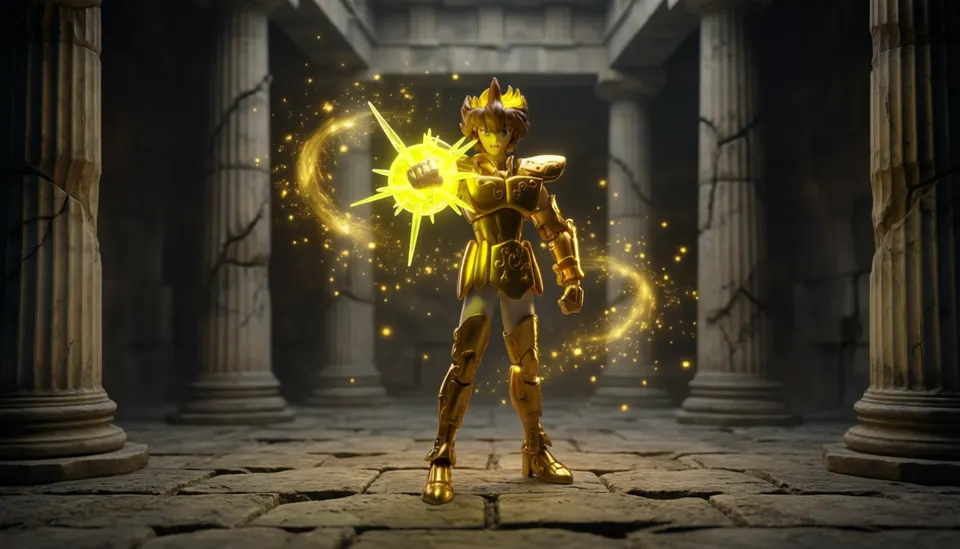 Blokees Saint Seiya Champion Class Leo Aiolia Model Kit – 15cm