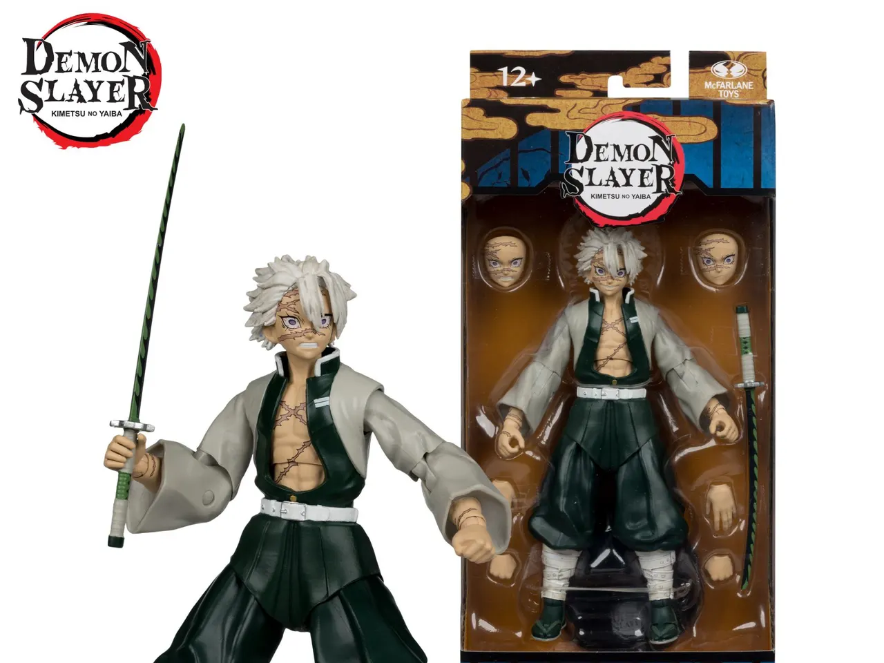 McFarlane Toys Sanemi Shinazugawa 7" Action Figure – Demon Slayer - Image 1
