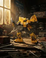 Hasbro Transformers Bumblebee Generations Studio Series Deluxe Figura - Thumbnail 6