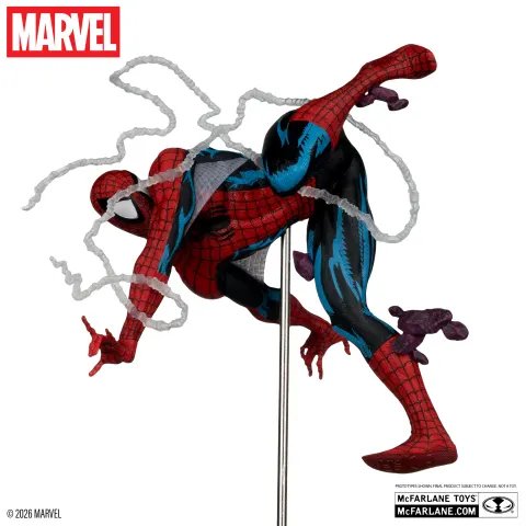 McFarlane Toys Marvel Legends Retro Spider-Man (Last Stand) 6"