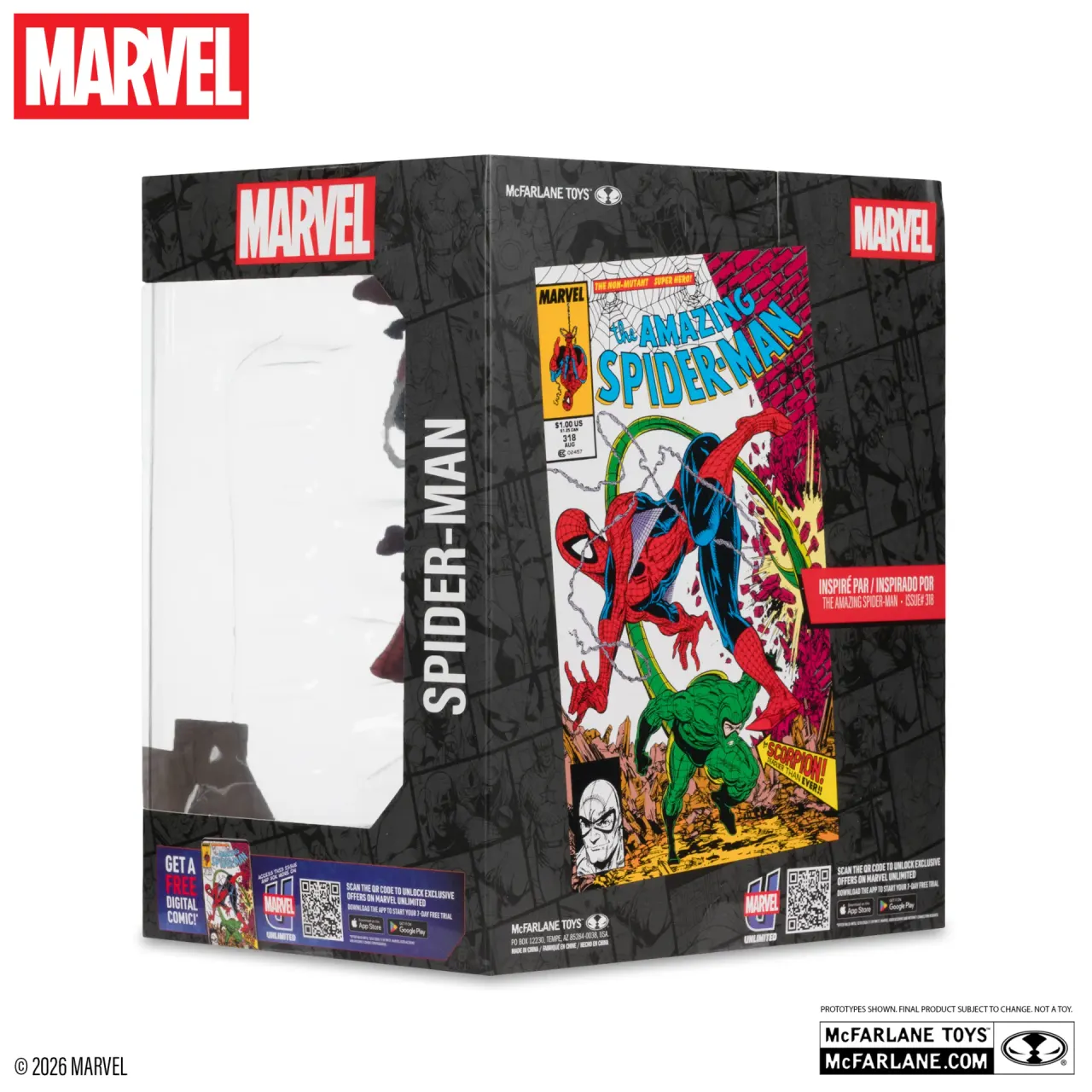McFarlane Toys Marvel Legends Retro Spider-Man (Last Stand) 6" - Image 6