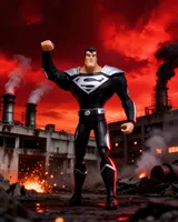 McFarlane Toys DC Multiverse Superman Black Variant 7" Figure - Thumbnail 10