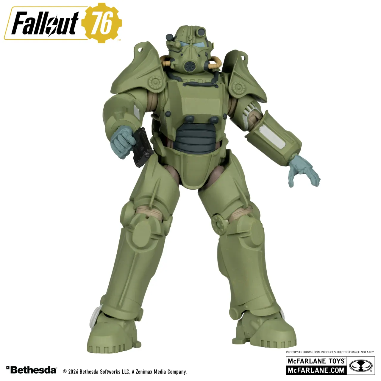 McFarlane Toys Fallout 76 édition Gaming T-45 Red Platinum figurine 20 cm - Image 5