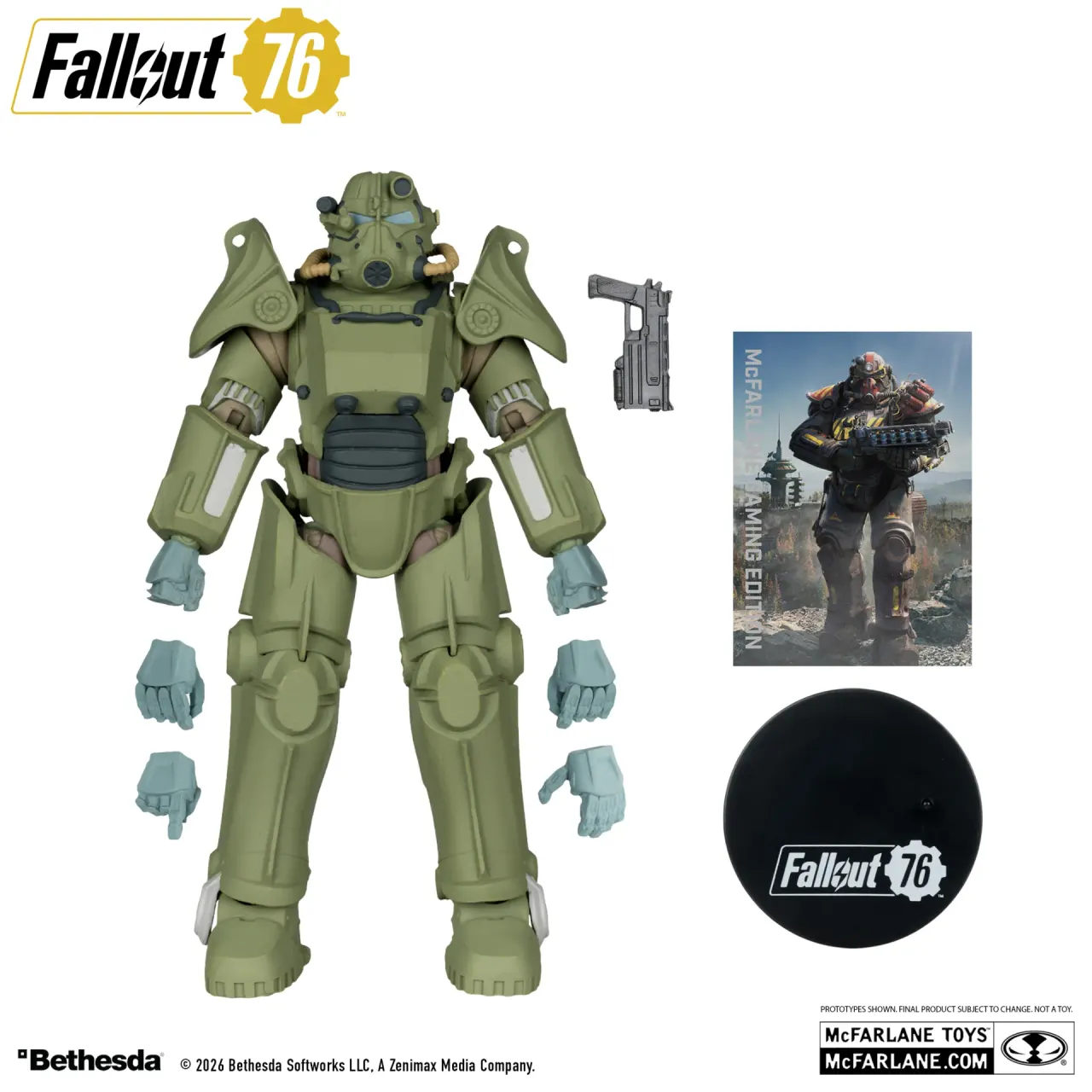 McFarlane Toys Fallout 76 édition Gaming T-45 Red Platinum figurine 20 cm - Image 2