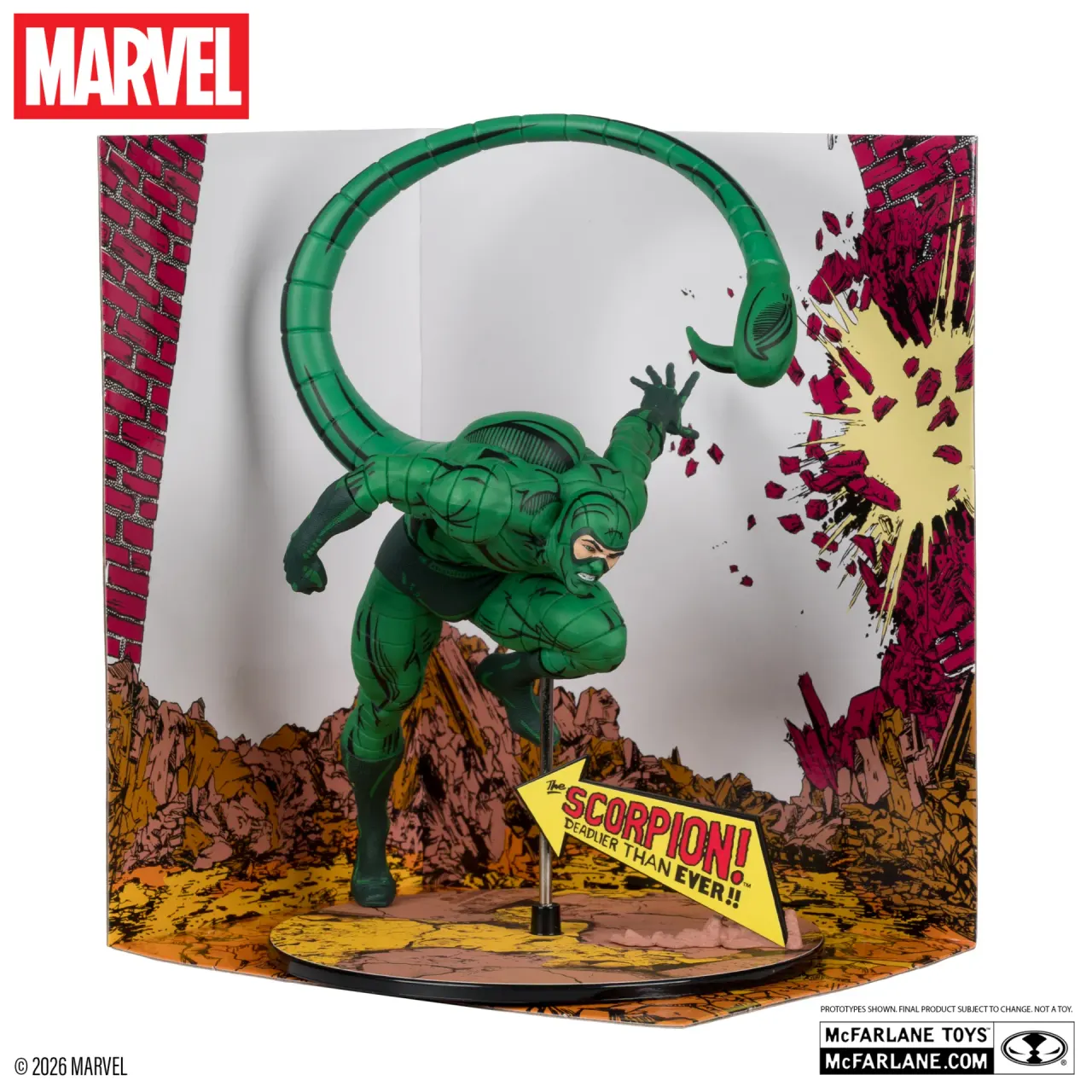 McFarlane Toys Marvel Legends Scorpion (Amazing Spider-Man #318) 1:10 - Image 4