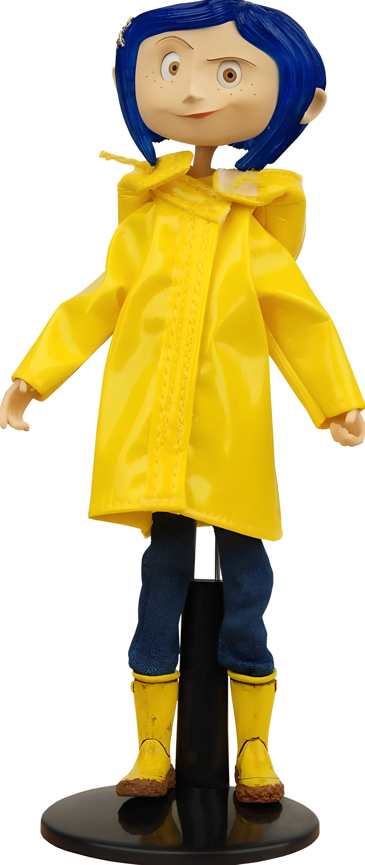 NECA Coraline figurine de mode Bendy – Imperméable & Bottines (Bendyfigs) - Image 1