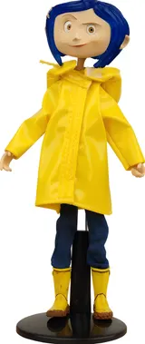 NECA Coraline figurine de mode Bendy – Imperméable & Bottines (Bendyfigs) - Thumbnail 1
