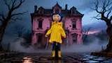 NECA Coraline figurine de mode Bendy – Imperméable & Bottines (Bendyfigs) - Thumbnail 2