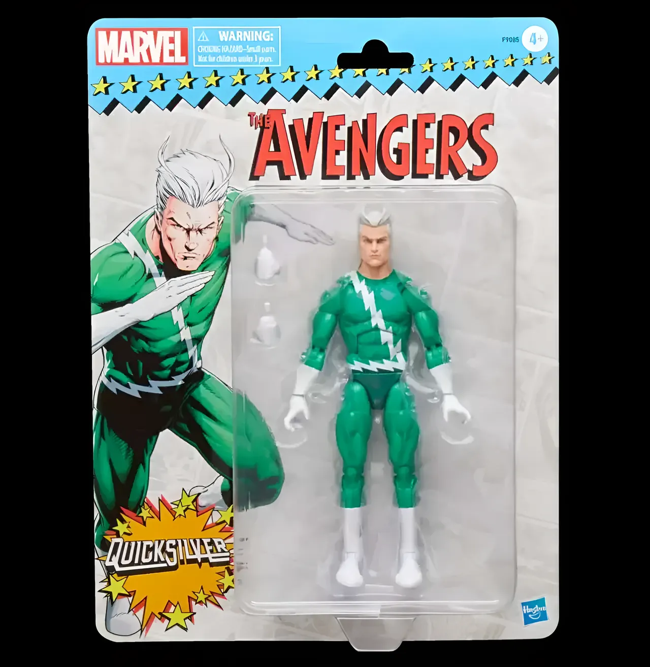 Hasbro Marvel Legends Retro Quicksilver 6" Figure – Avengers - Image 4