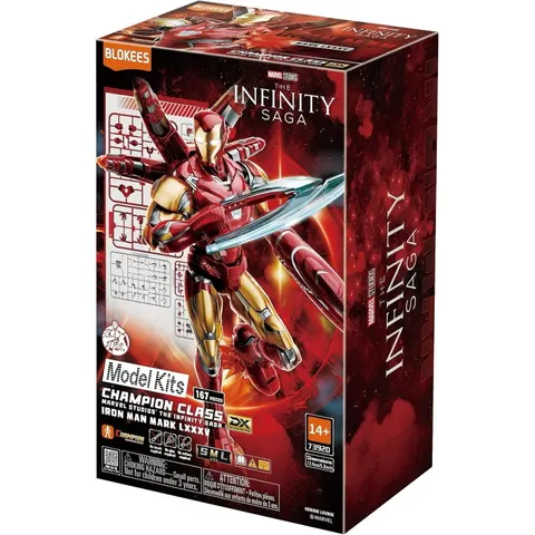 Blokees Champion Class DX Iron Man MK85 Model Kit – Marvel