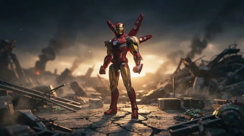 Blokees Champion Class DX Iron Man MK85 Model Kit – Marvel
