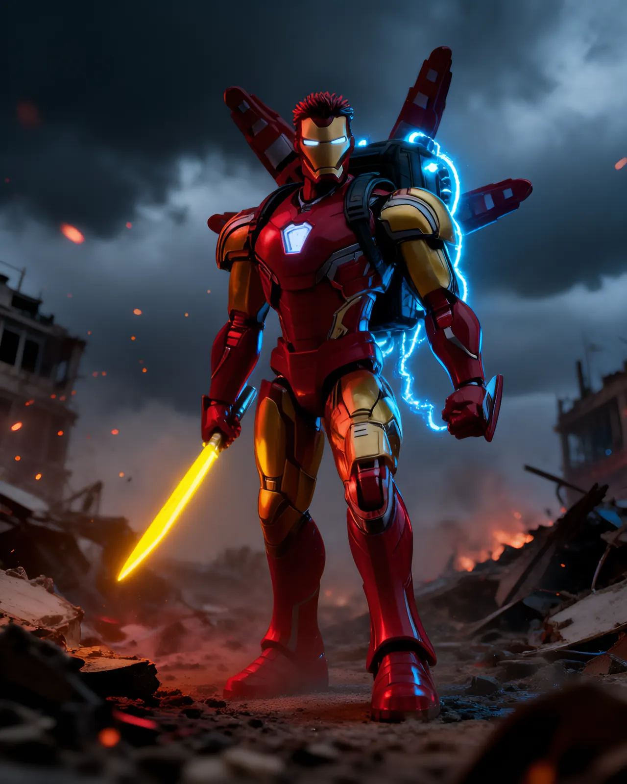 Blokees Champion Class DX Iron Man MK85 Model Kit – Marvel - Image 8