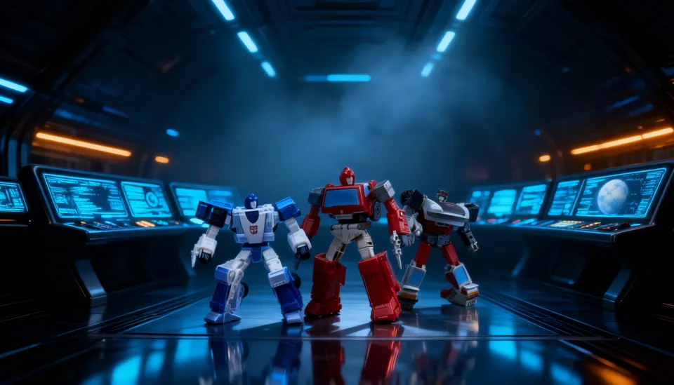 Hasbro Transformers Age of the Primes Mirage, Bluestreak & Ironhide