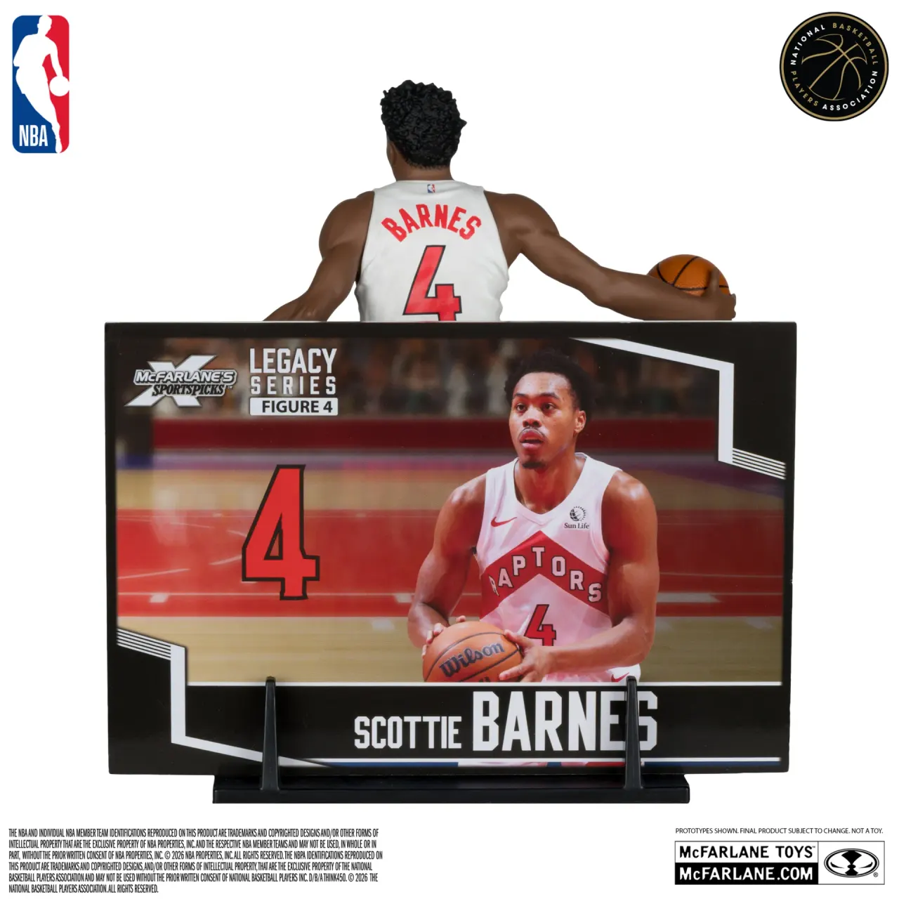 McFarlane Toys SportsPicks Scottie Barnes 7\" Figurine posée – NBA Collectible - Image 3