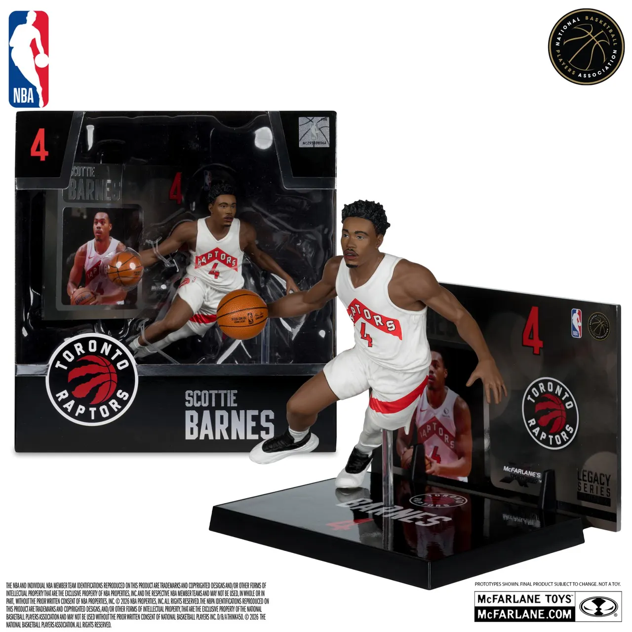 McFarlane Toys SportsPicks Scottie Barnes 7\" Figurine posée – NBA Collectible - Image 4