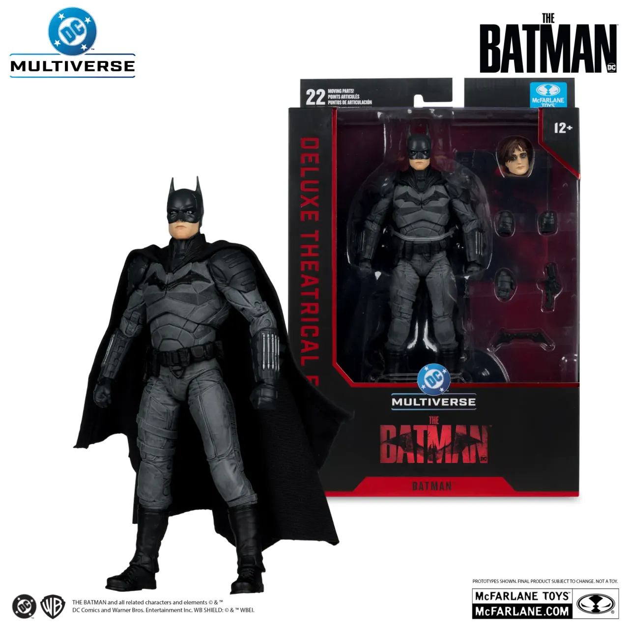 McFarlane Toys Batman (The Batman) 7" DC Multiverse Deluxe Theatrical Edition - Image 2