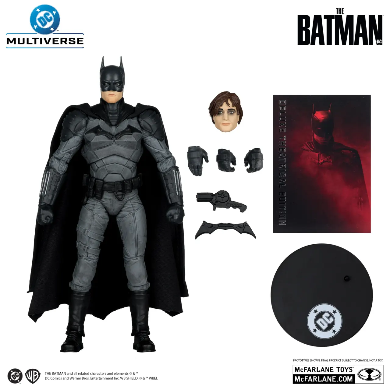 McFarlane Toys Batman (The Batman) 7" DC Multiverse Deluxe Theatrical Edition - Image 1