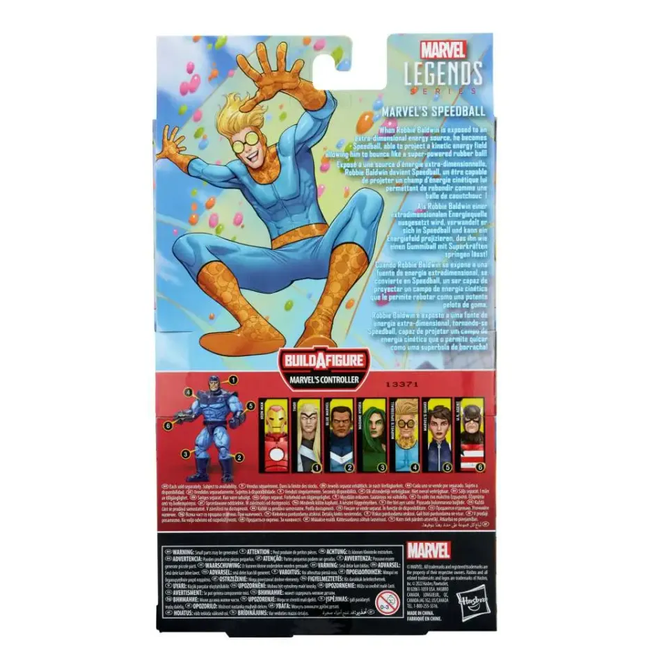 Hasbro Marvel Legends Speedball Action Figure (F4791) - Image 7