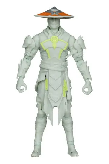 McFarlane Toys Mortal Kombat Raiden Glow-in-Dark Gold Label 7" Figure - Image 1