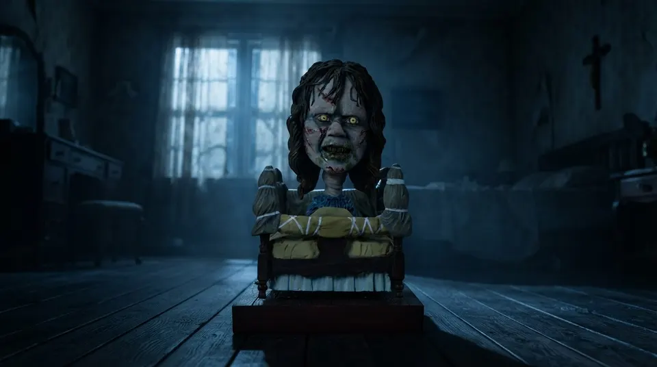 Head Knocker Regan in Bed – The Exorcist Resin Bobblehead