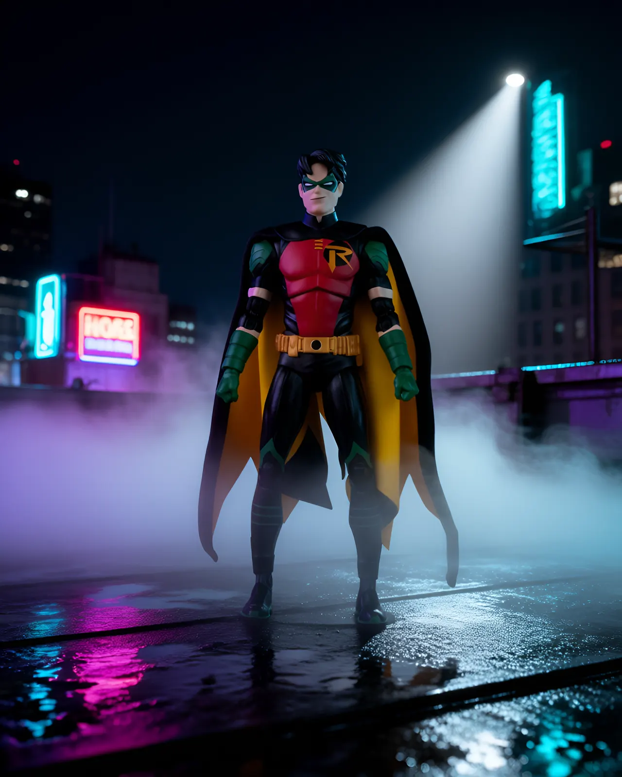 McFarlane Toys Robin Tim Drake Red Platinum 7" DC Figure + Comic - Image 11