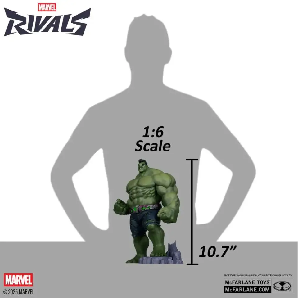 Alliance Entertainment Marvel Rivals Collection 1/6 Hulk Action Figure - Image 2