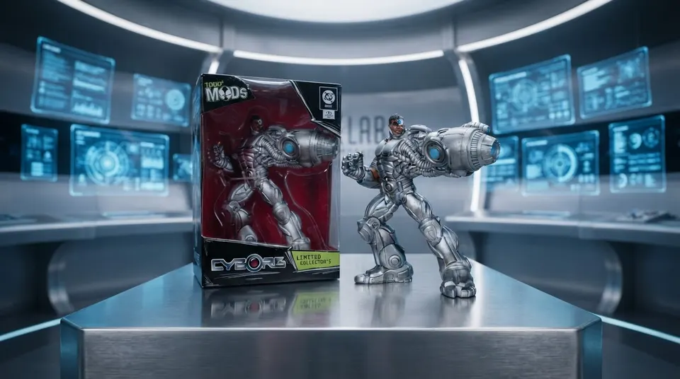 McFarlane Toys DC Direct Cyborg Todd's Mods Limited Edition 4.5\" Vinyl