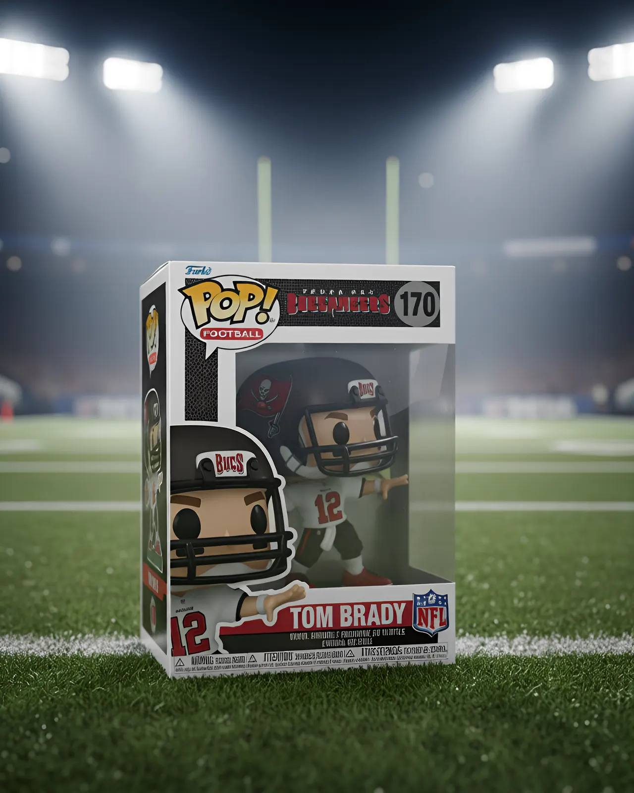 Funko Pop! NFL Tampa Bay Buccaneers Tom Brady (Away) Vinyl Figure - Image 3