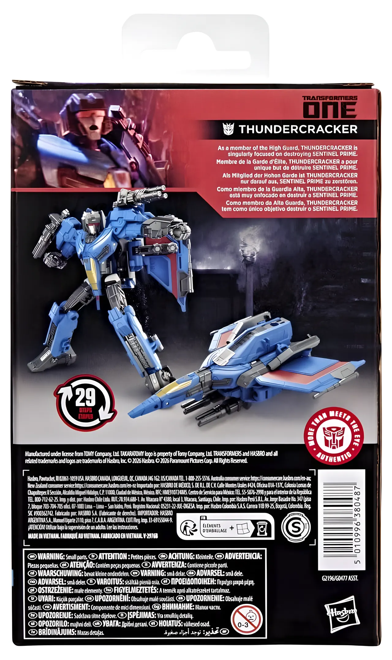 Hasbro Transformers ONE Studio Deluxe Thundercracker Figura - Image 6