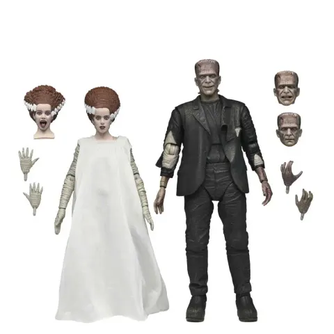 NECA Universal Monsters 90.º Aniversario Bride & Monster Two-Pack