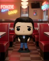 Funko Pop! Television Happy Days Fonzie #1124 Signed by Henry Winkler - Thumbnail 2