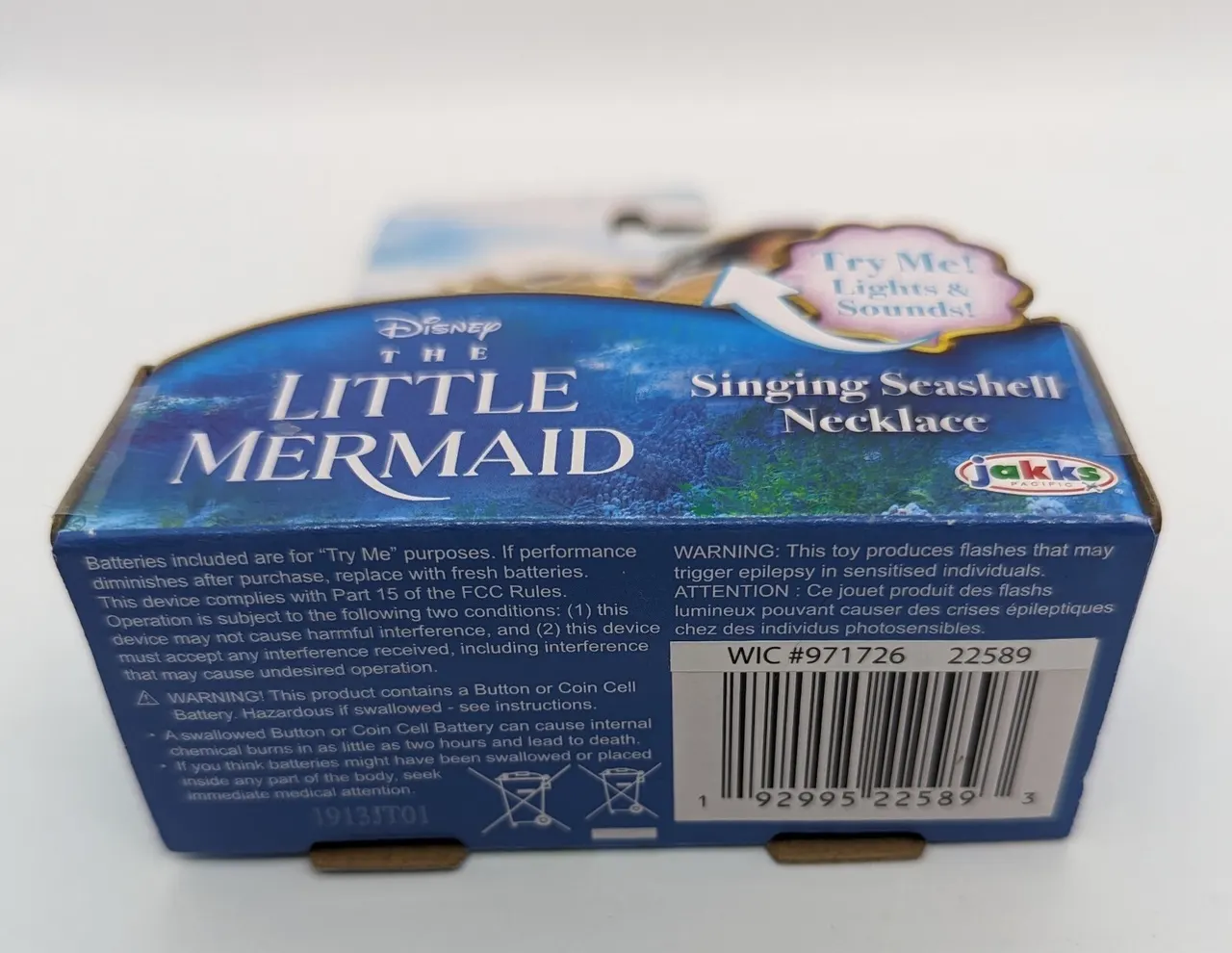 Jakks Pacific Ariel Glowing Shell Necklace – Disney The Little Mermaid - Image 3