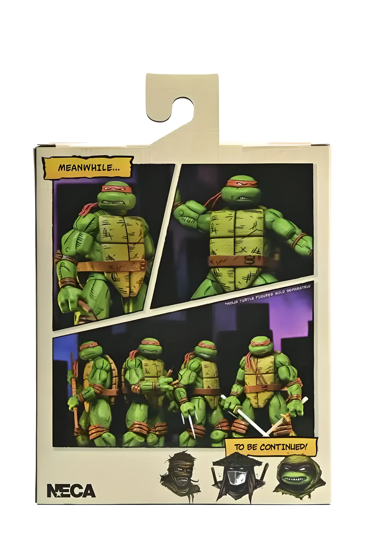 NECA TMNT ReAction Michelangelo Mirage – PX Previews 4‑Fig Set - Image 3