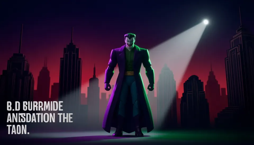 McFarlane Toys DC Build Series The Joker – Batman : Série animée