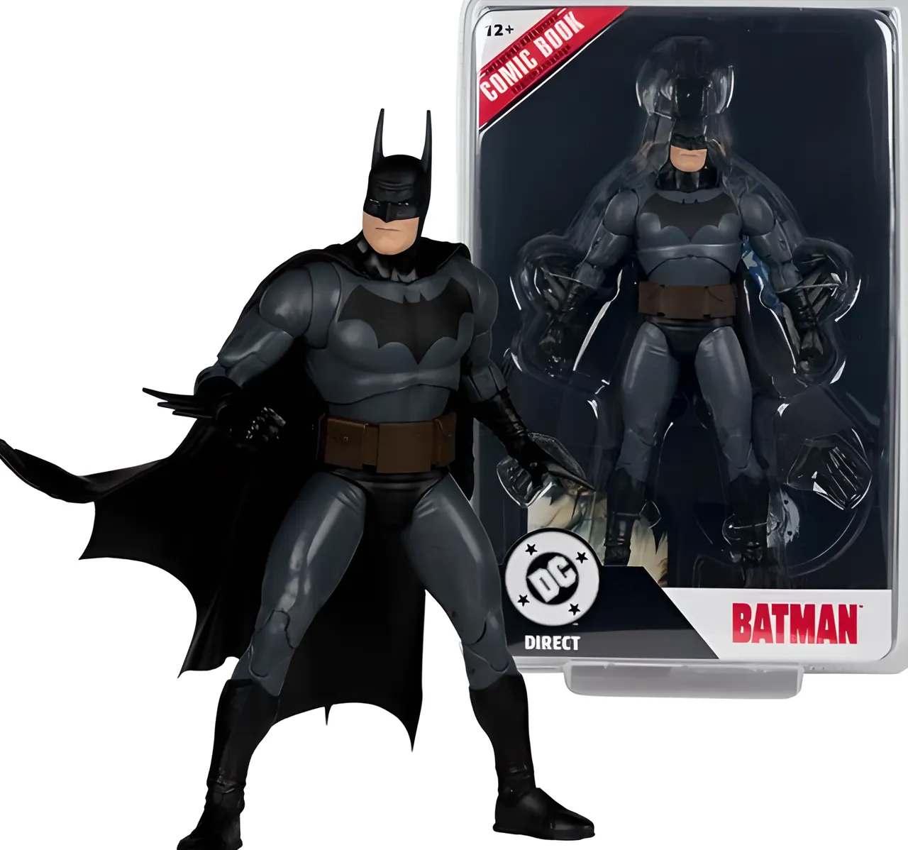 DC Direct Page Punchers Batman (Justice #1) figurine articulée de 7" avec bande dessinée - Image 2