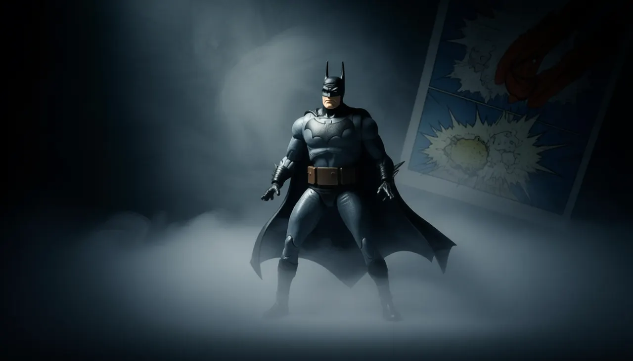 DC Direct Page Punchers Batman (Justice #1) figurine articulée de 7" avec bande dessinée - Image 3