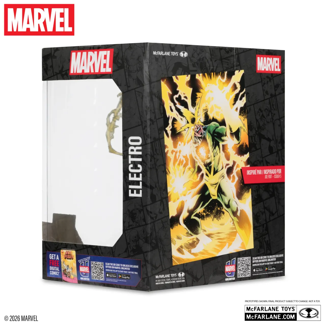 McFarlane Toys Marvel Electro 1:10 Collectible (Joe Fixit #5) - Image 4