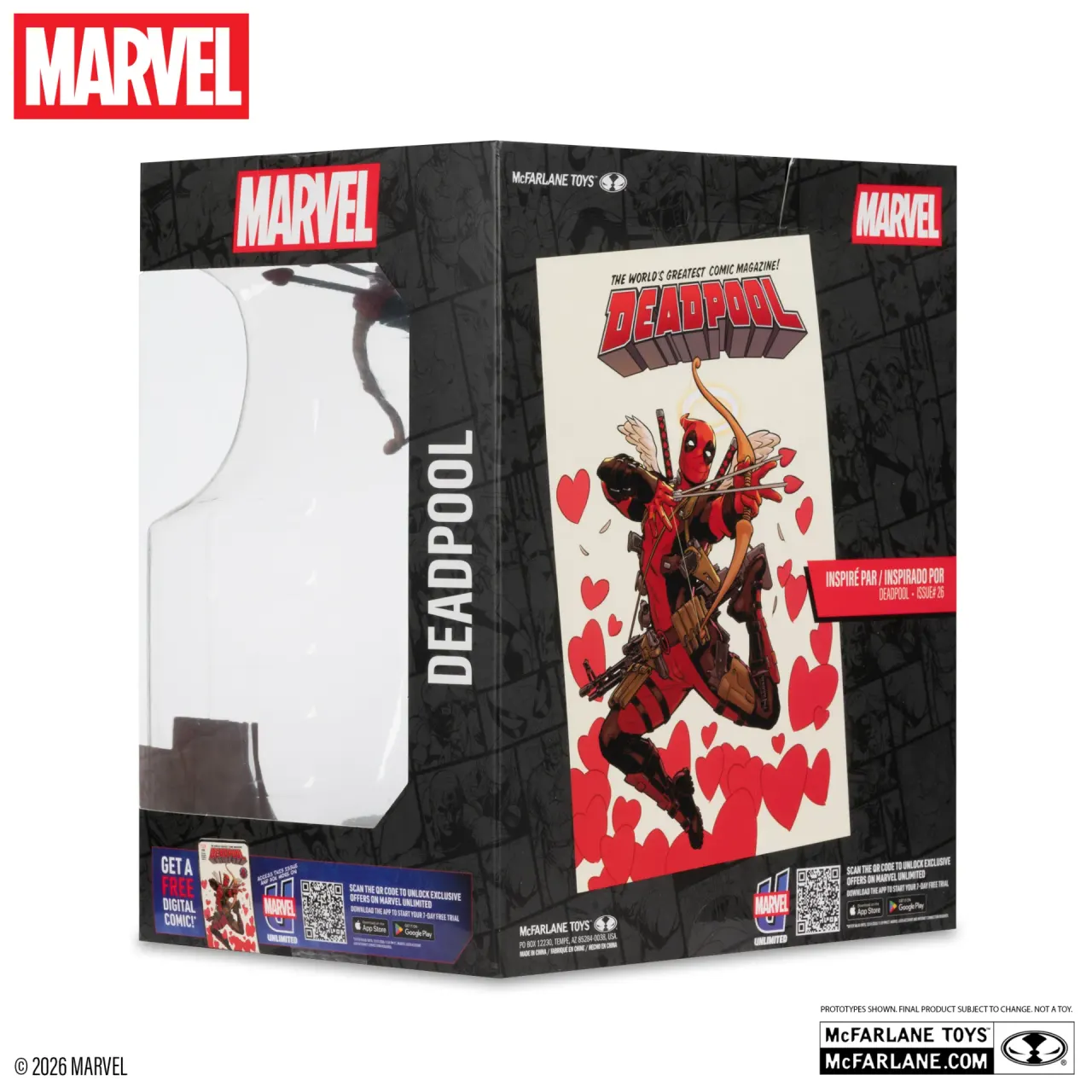 McFarlane Toys Marvel Deadpool 1:10 Escala Coleccionable (Deadpool #26) - Image 5